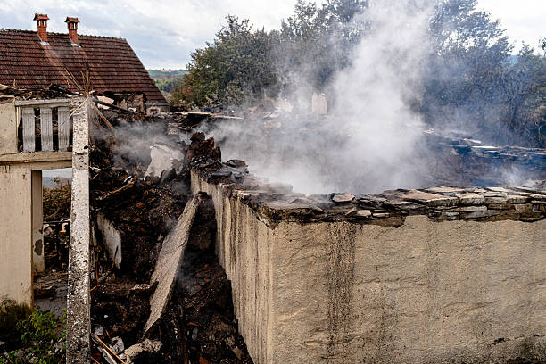 Professional Fire Damage Removal technician working in Clinton, WA